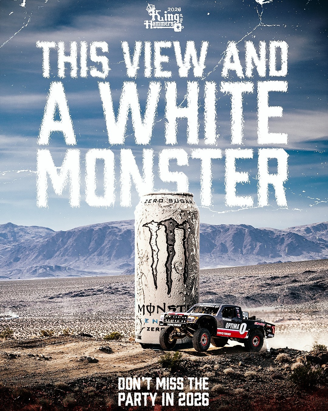 King - King of the Hammers🤝@monsterenergy Name a better combo. We'll ...