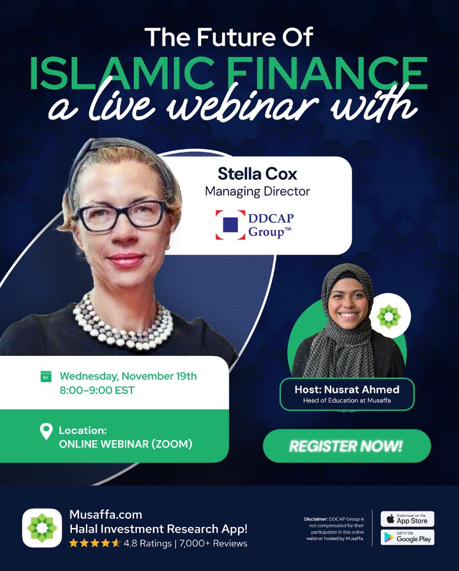 Musaffa - The Future of Islamic Finance - with Stella Cox... | Facebook