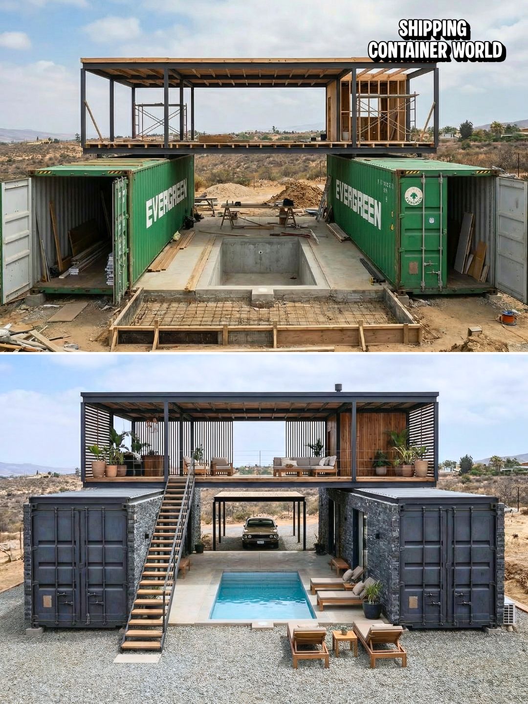 Shipping - Is This The Ultimate Pool Party Setup? Two Containers, One ...
