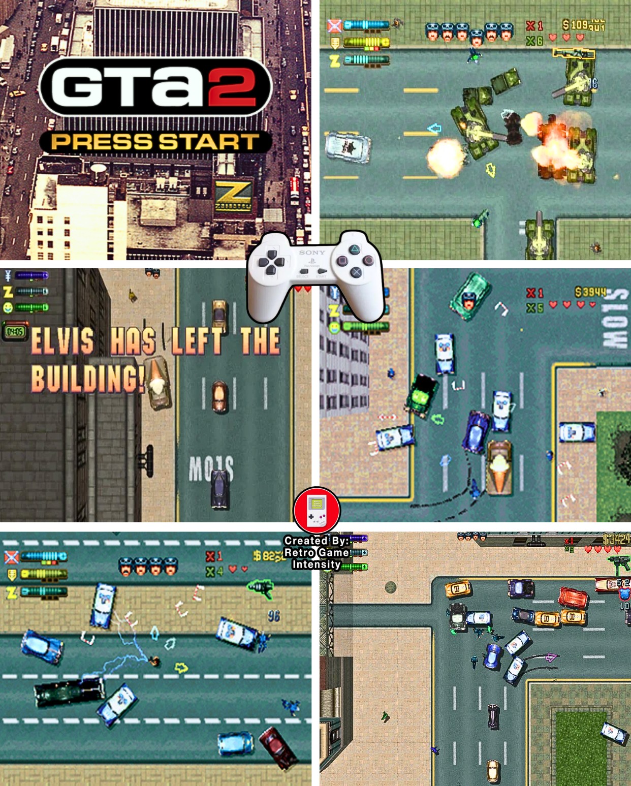 Retro - Did You Know? — Grand Theft Auto 2 (PS1, 1999) Grand Theft Auto ...