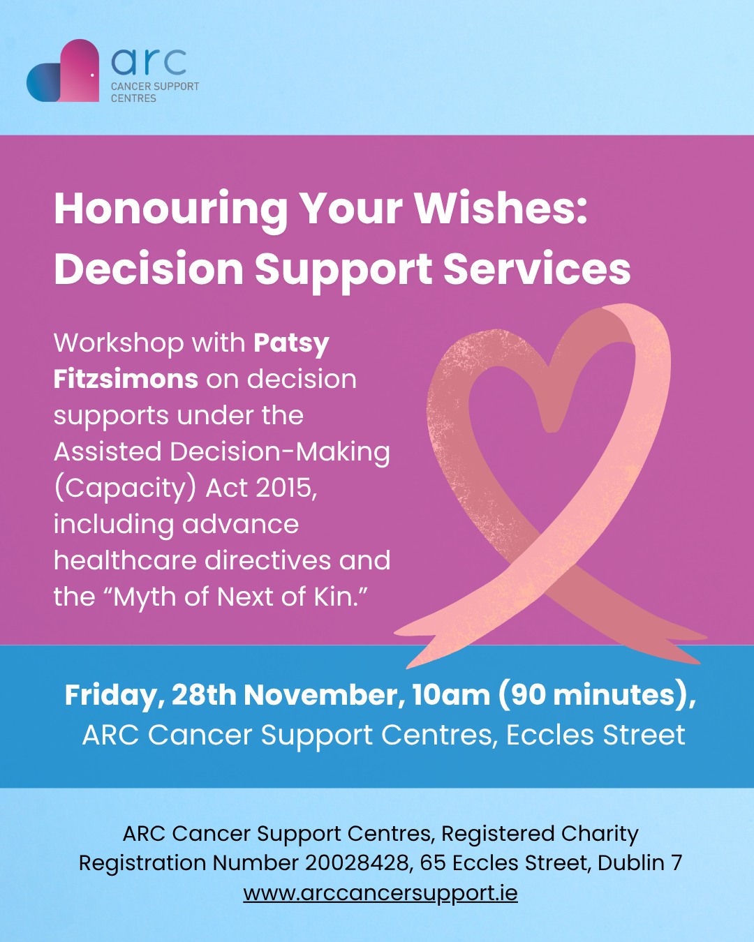 Join Patsy Fitzsimons for an... - ARC Cancer Support Centre | Facebook