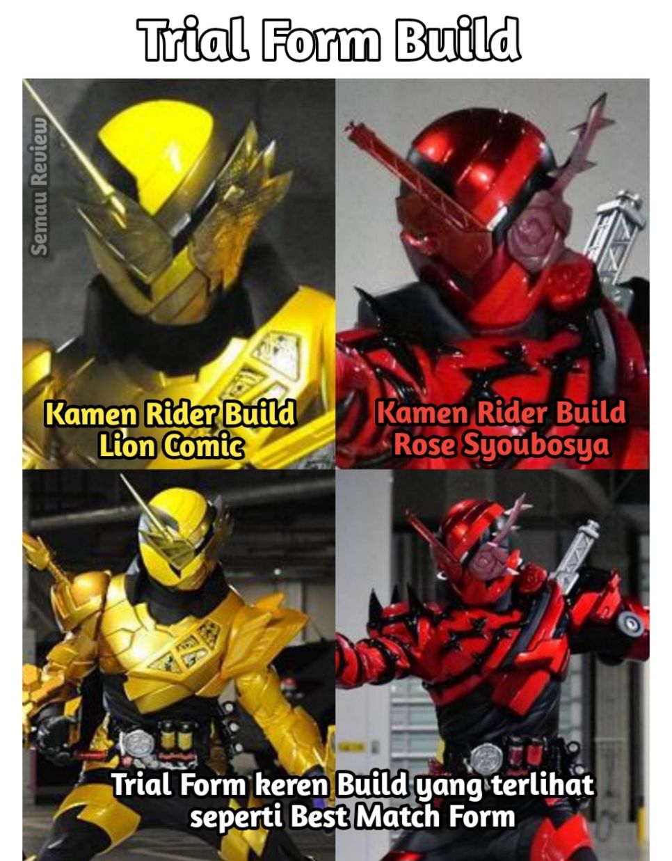 Semau - Kamen Rider Build Lion Comic & Kamen Rider Build Rose Syobousya ...