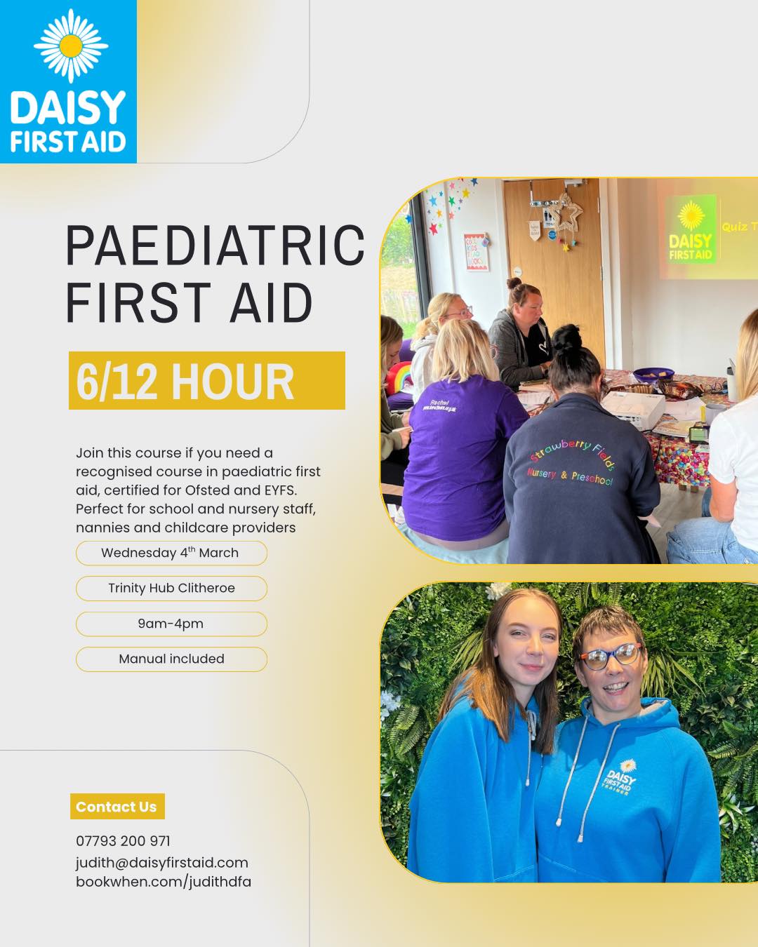 Daisy First Aid Ribble Valley