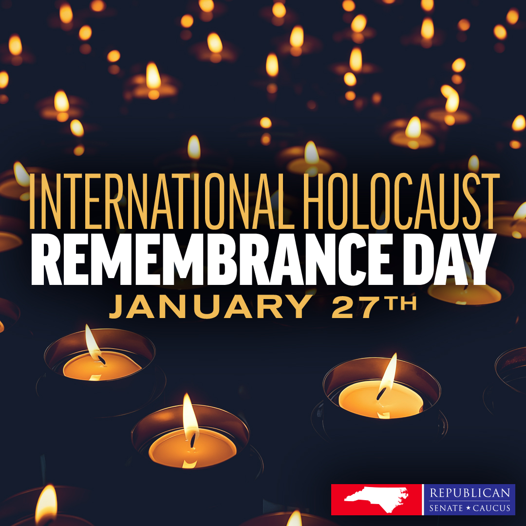 Senator - On International Holocaust Remembrance Day, we remember the ...