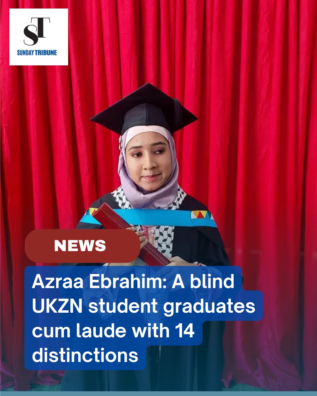 Sunday - 🌟 Inspiring Journey of Perseverance! 🌟 Meet Azraa Ebrahim, a ...