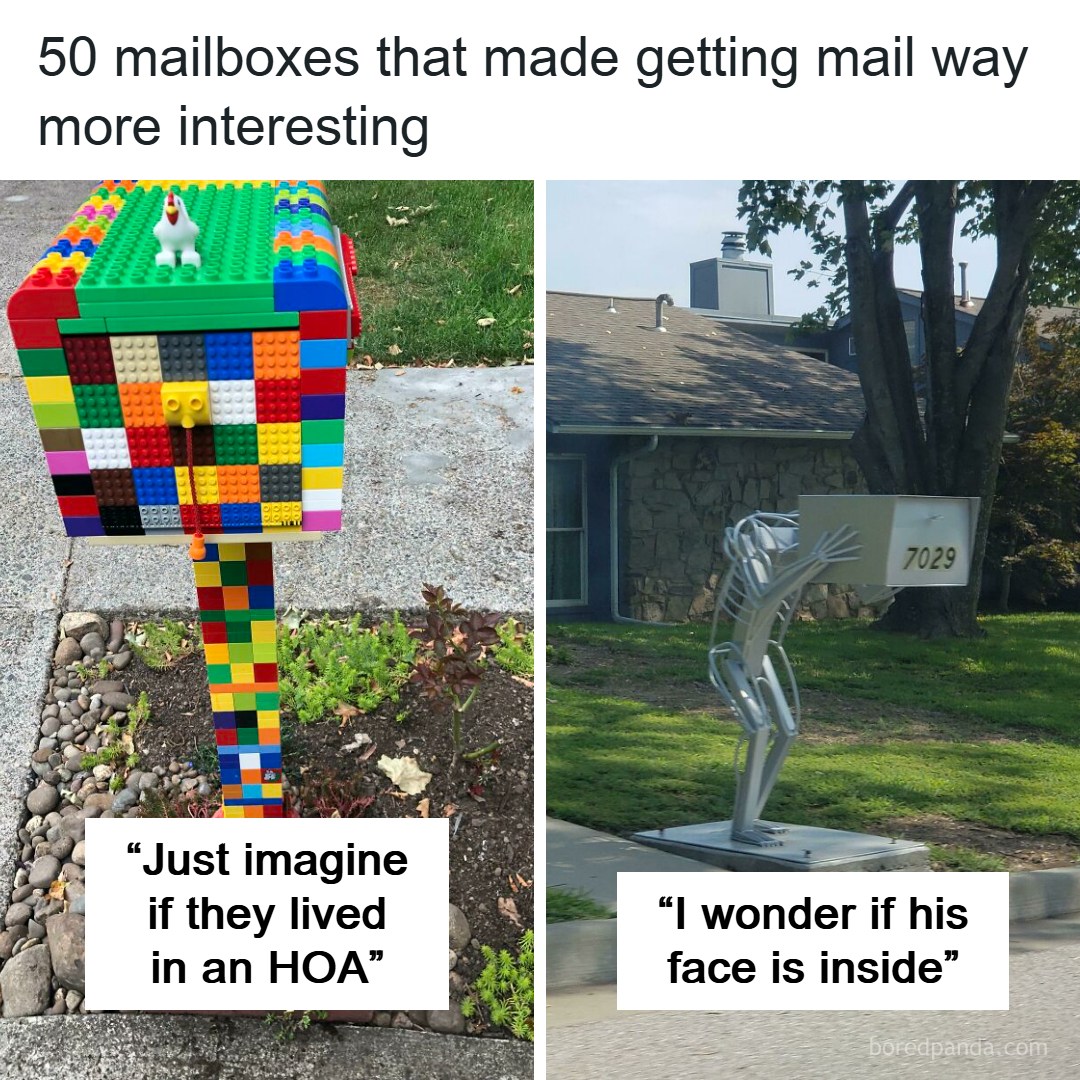 Lmao - 50 mailboxes that made getting mail way more interesting (link ...