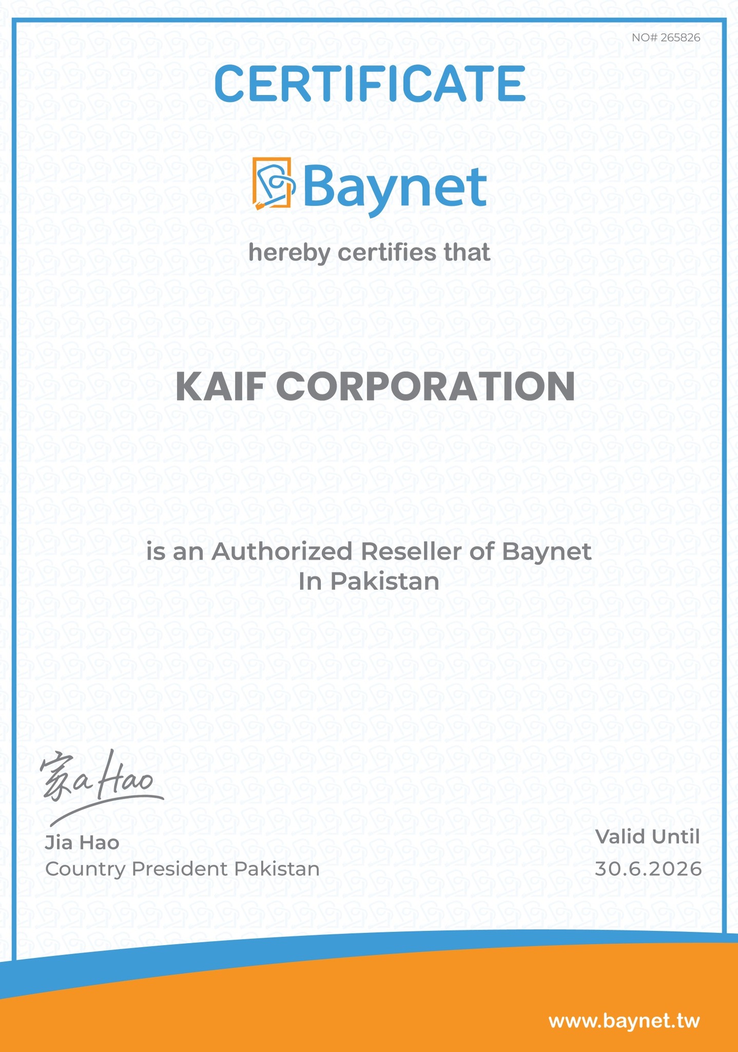 Atlantic - Kaif Corporation is proud to announce that we are now an ...