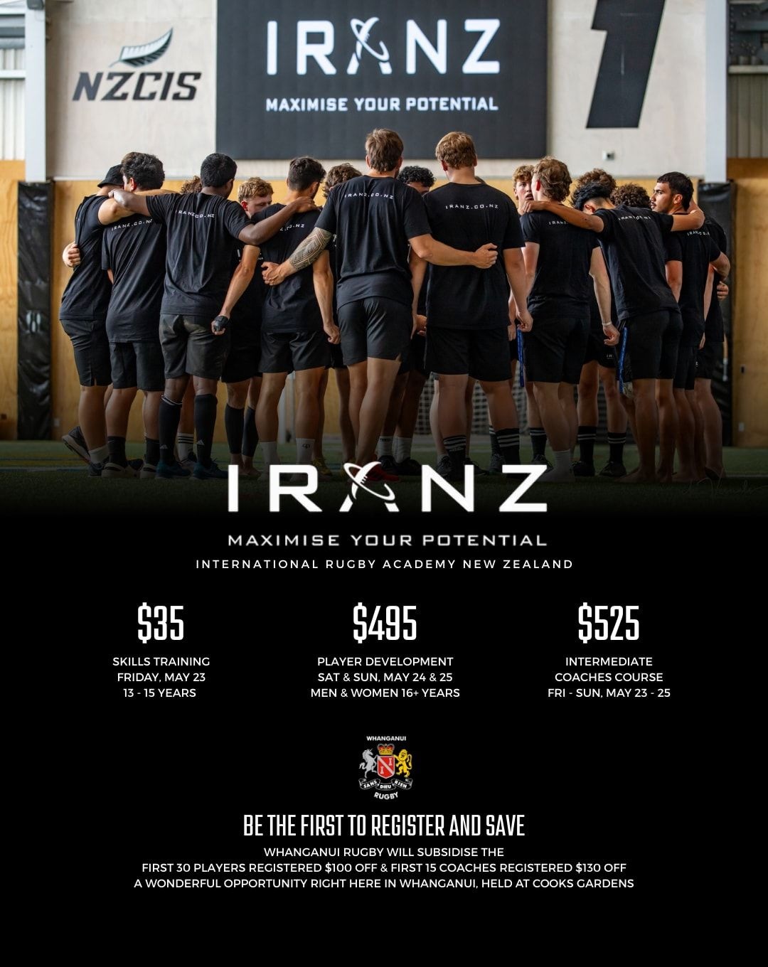 Whanganui - IRANZ is coming to Whanganui Whanganui Rugby is proud to ...