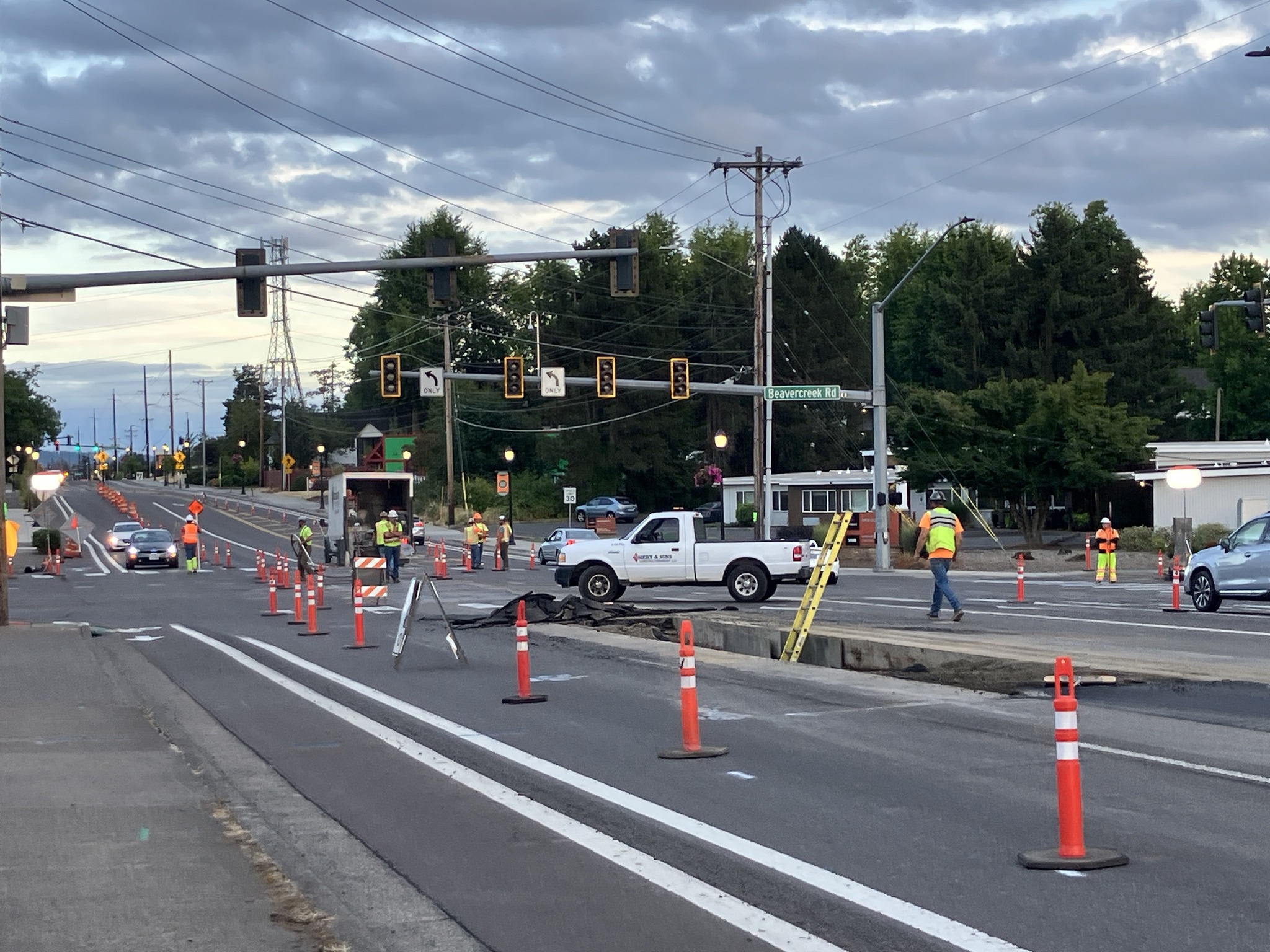 Oregon - Heads up: The contractors working on the water transmission ...