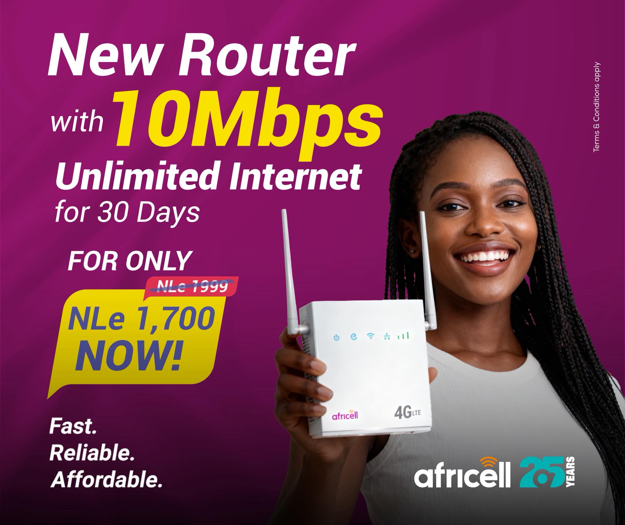 Get FREE 10Mbps Unlimited Internet... - Africell Sierra Leone | Facebook