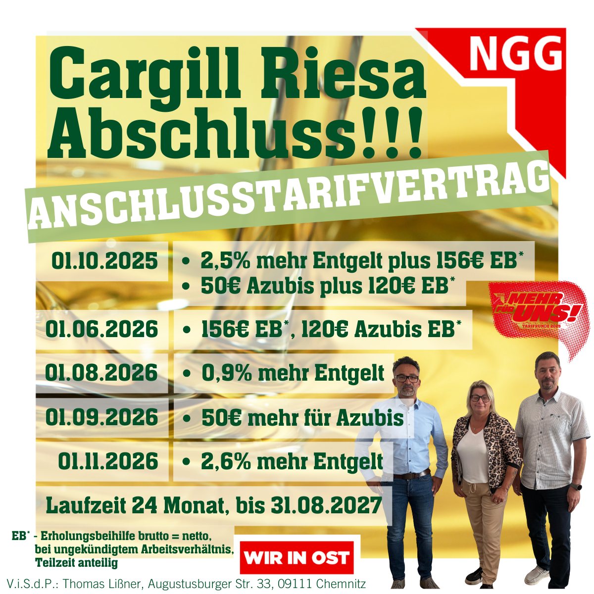 Gewerkschaft NGG Ost added a new... - Gewerkschaft NGG Ost