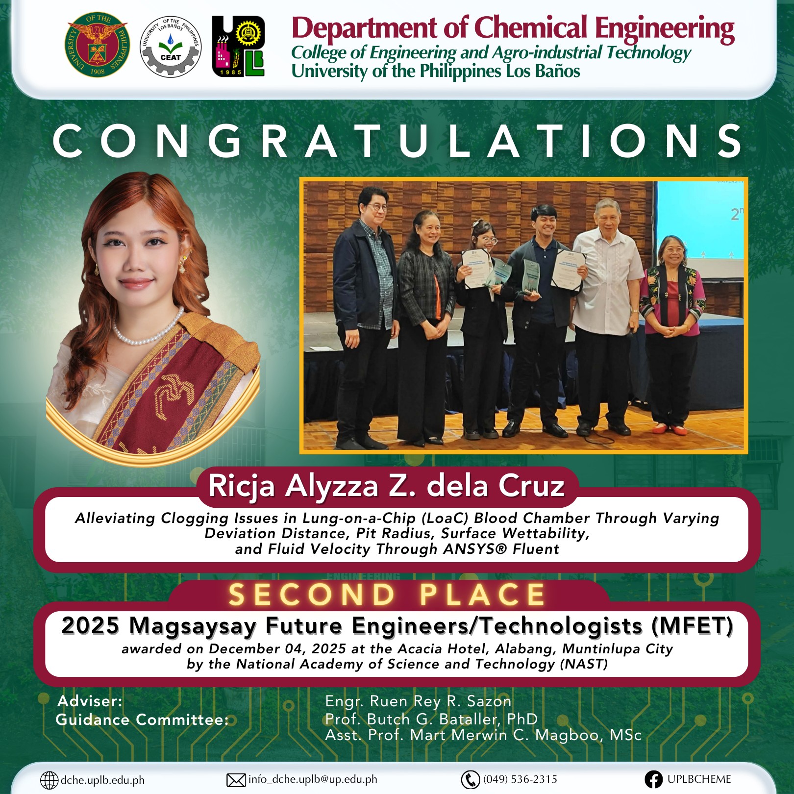 UPLB Chemical Engineering... - UPLB Chemical Engineering