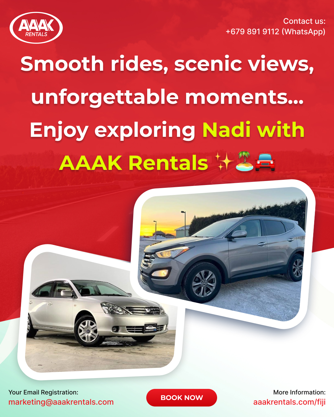 AAAK Car Rentals: Fiji Car Rental Agency Nadi Airport | Nadi
