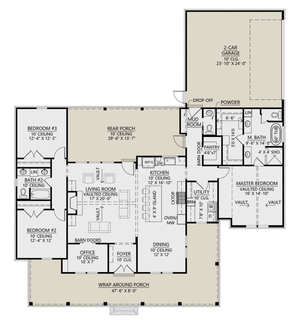 America's Best House Plans - Looking for a large open floor plan ...