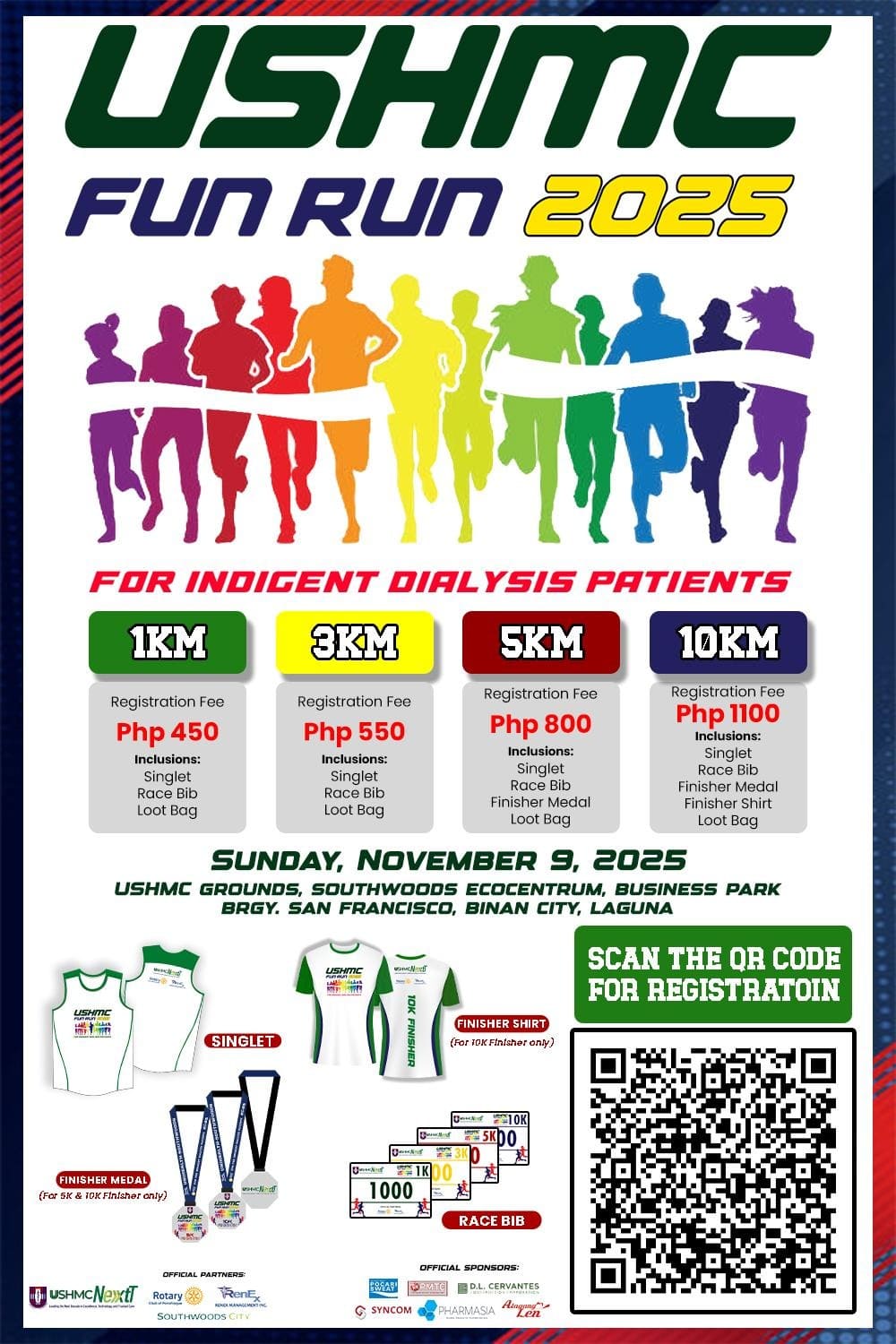 TAKBO.PH - LAGUNA - USHMC Fun Run 2025: Run for Indigent Dialysis ...