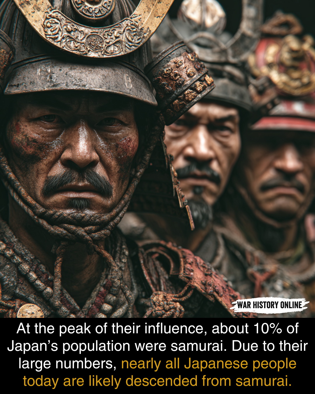War - Because the samurai were a hereditary class and included many ...