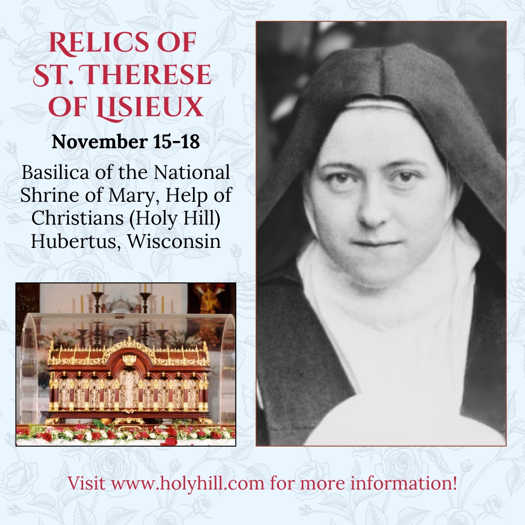 Diocese - One final reminder about the relics of St. Therese of Lisieux ...