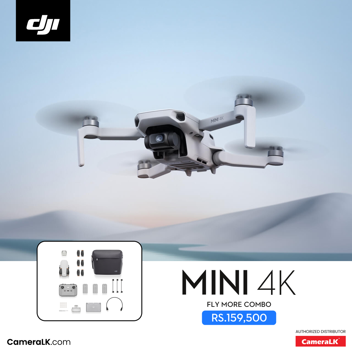 CameraLK Store - DJI Mini 4K Drone Fly More Combo 🤩🙌 Shop... | Facebook