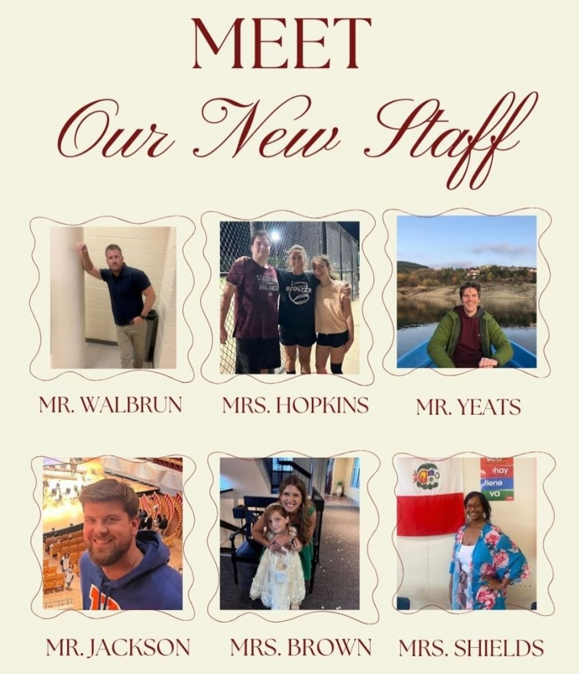Chatfield - We are excited to introduce our new staff members to ...