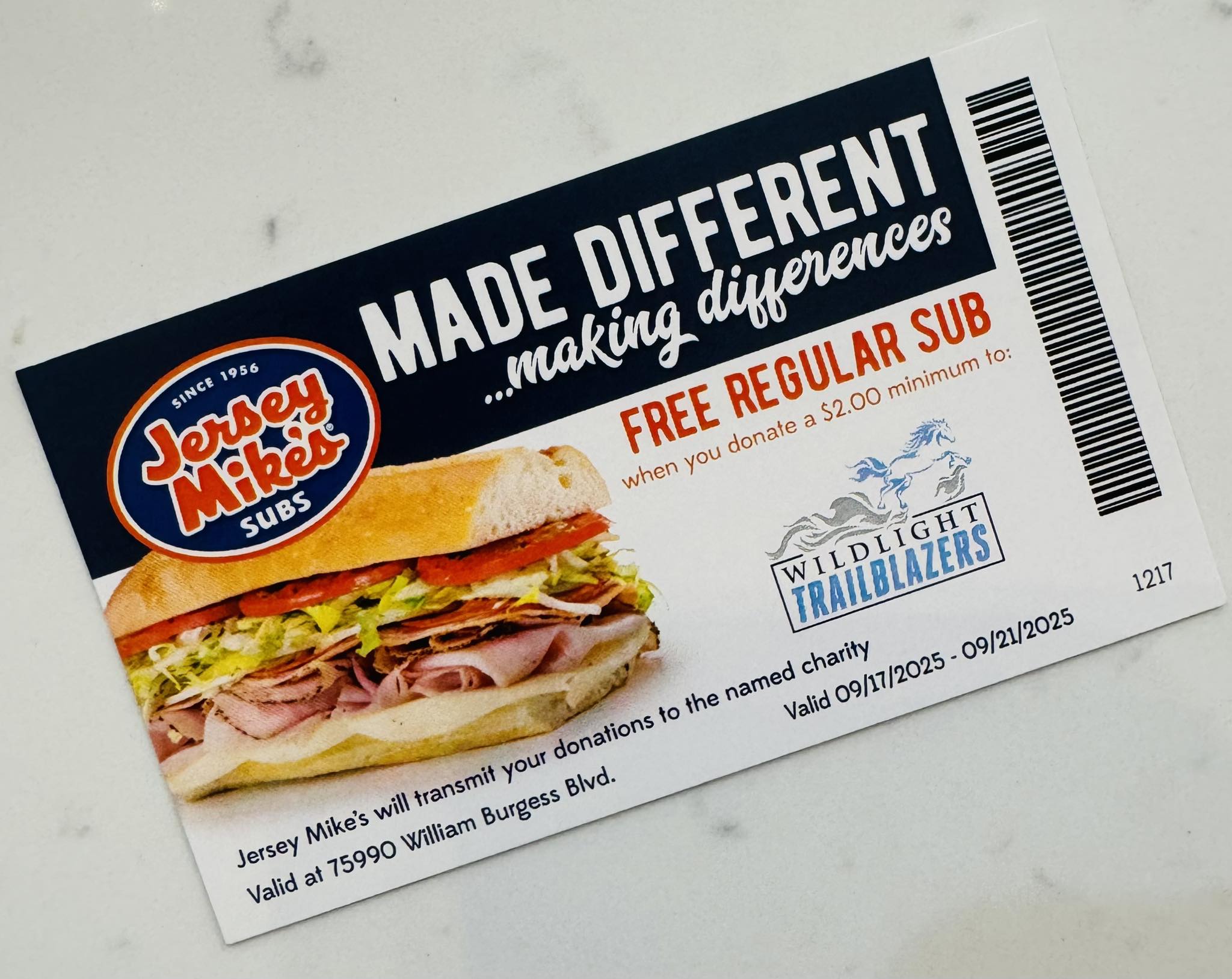Wildlight - Jersey Mike’s is partnering with us in a big way, giving ...