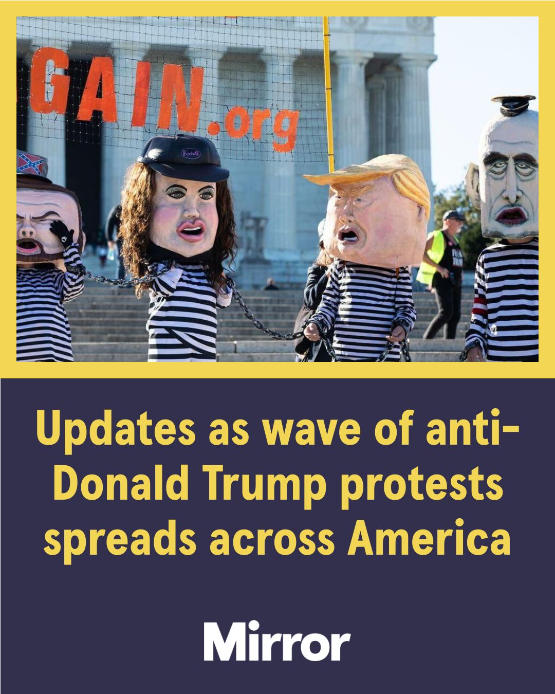 The Mirror - It follows protests in June | Facebook