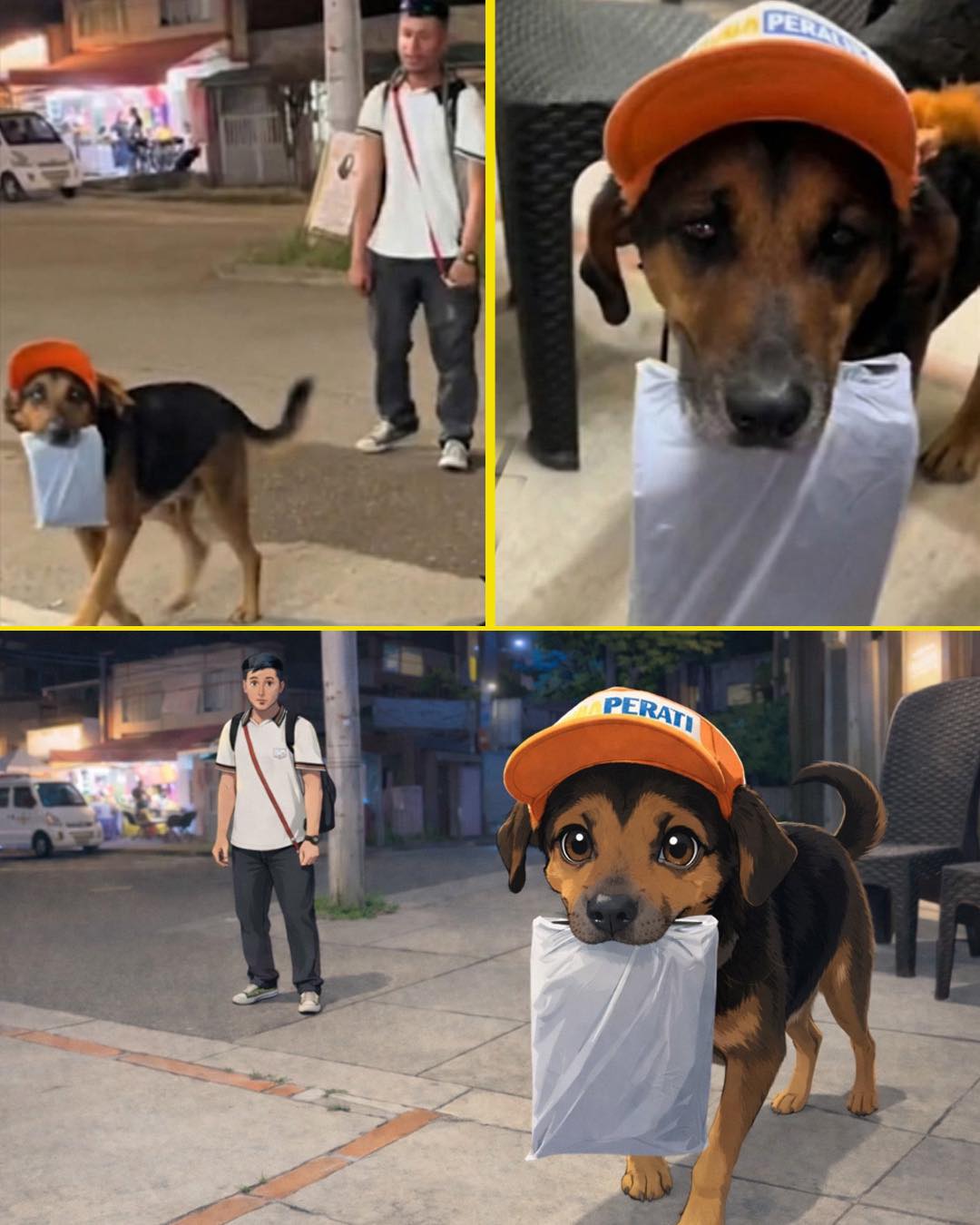 Jose - La otra noche, mientras cenaba, se acercó un perrito con una ...