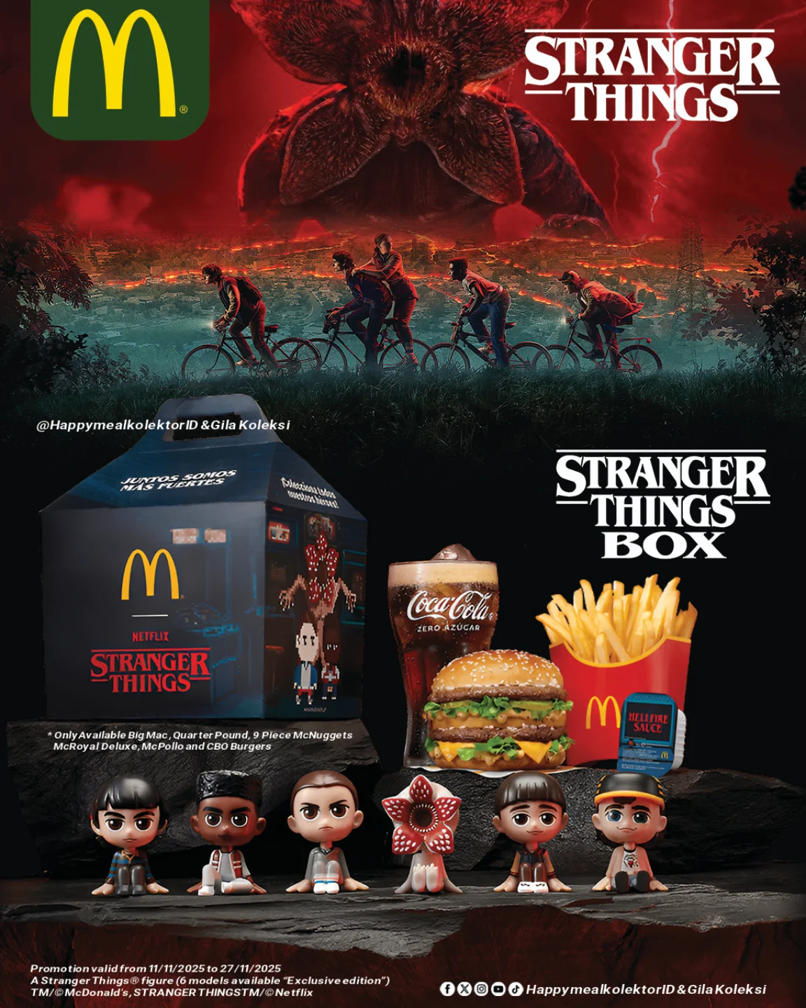 Happy - McDonalds Stranger Things 2025 Stranger Things Box - Buy ...