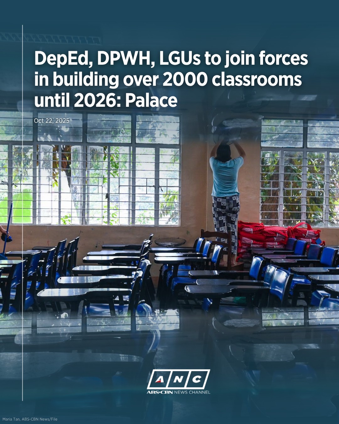 ANC 24/7 - The DPWH and DepEd, with local government units... | Facebook