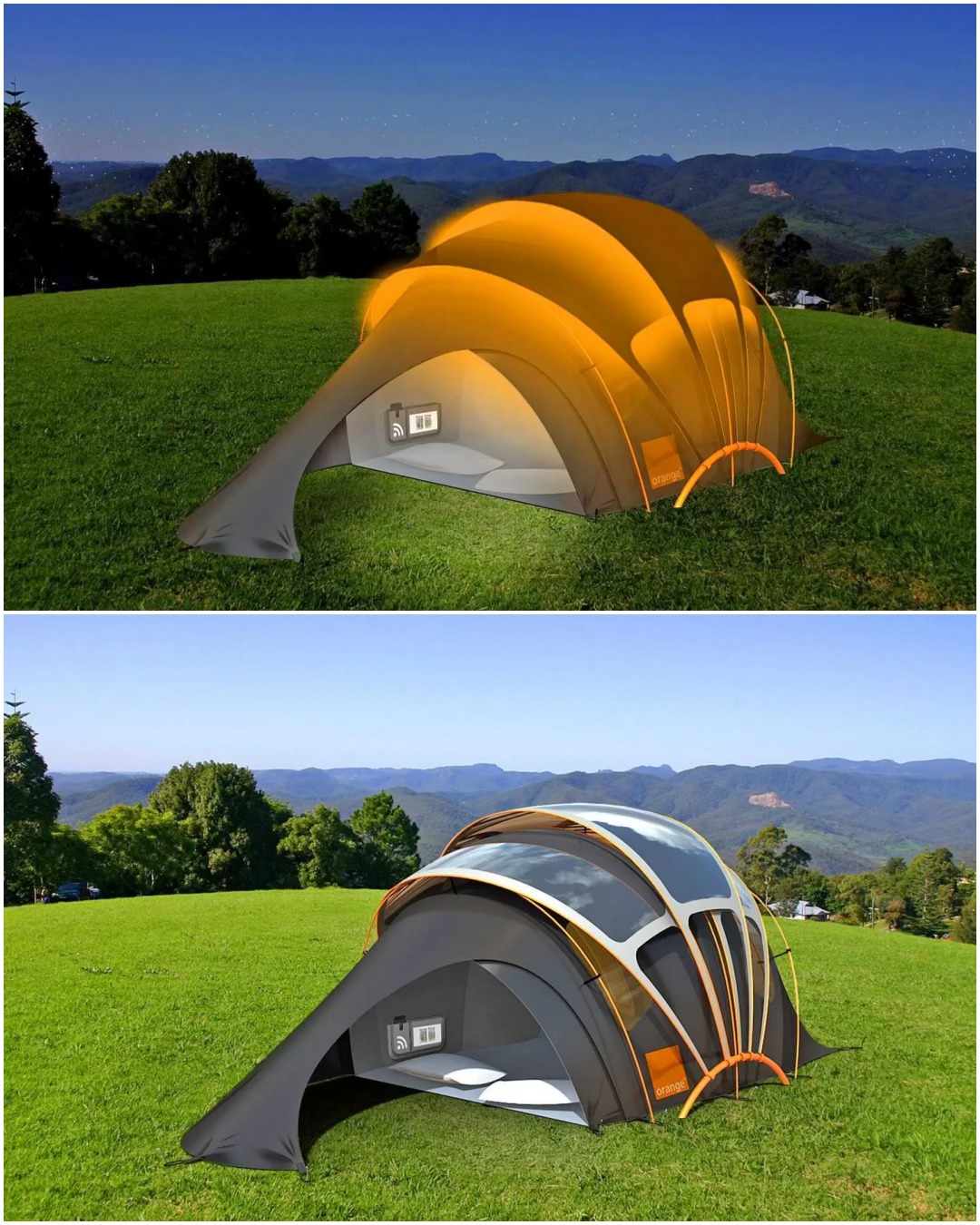 solar für zelten Tragbares Solarpanel mit EFTE-Beschichtung Solarpanel faltbar mit USB 13.5