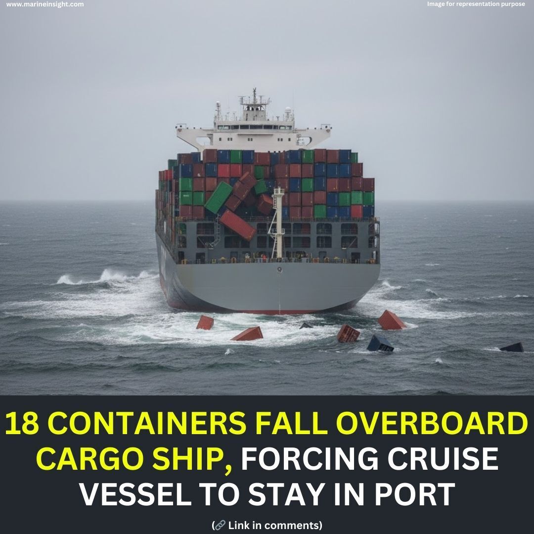 Marine - 🌊 Cargo Ship Loses 16 Containers In Solent, Forcing P&O Cruise ...