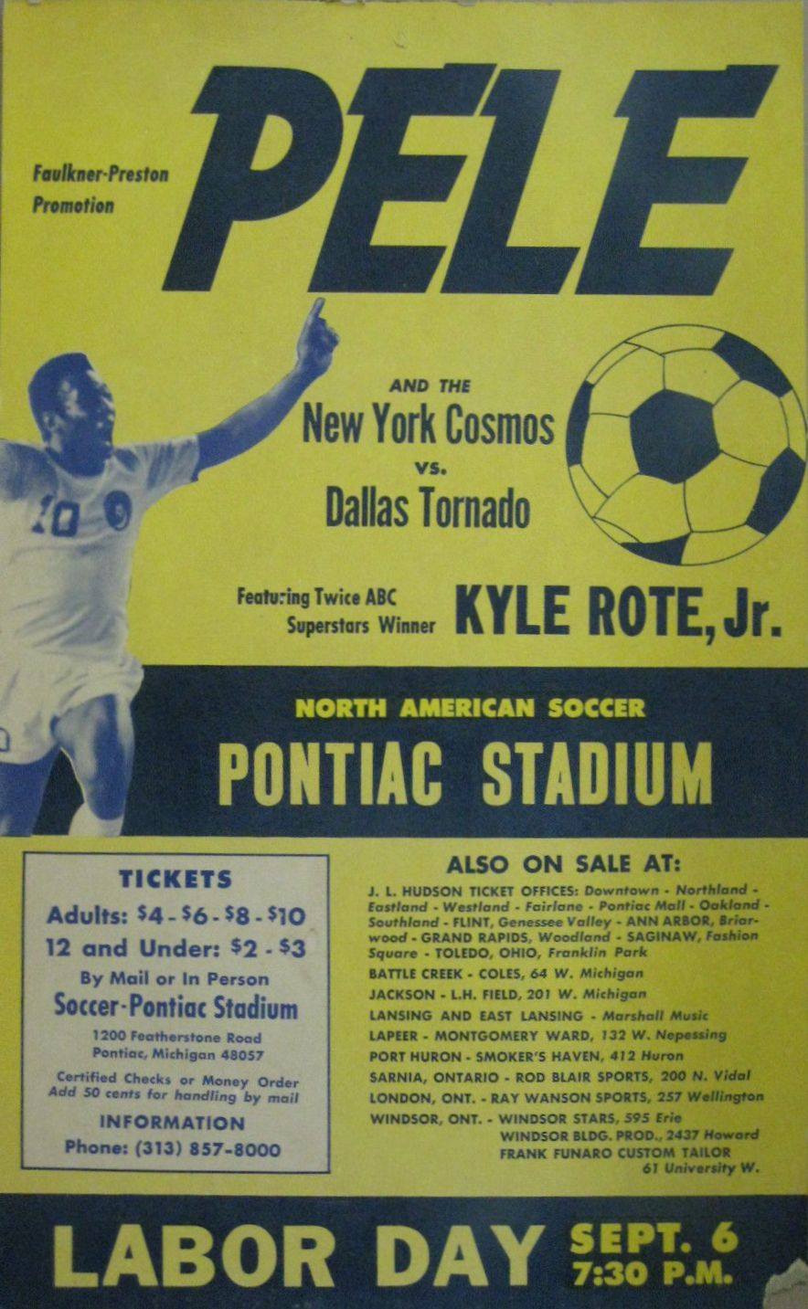 NY Cosmos beat Minnesota Kicks 2-1 in 1976