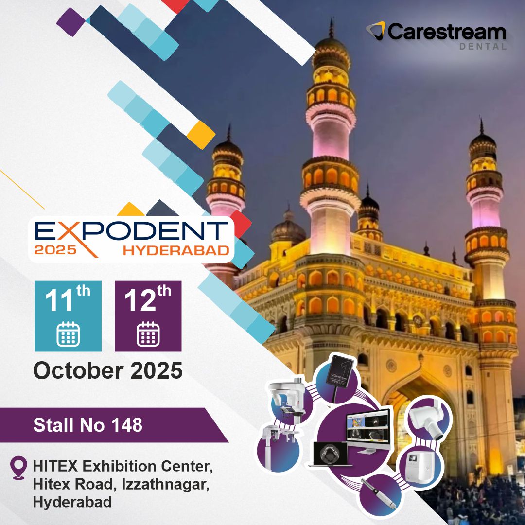 Carestream - We’re excited to be part of Expodent Hyderabad 2025 – one ...