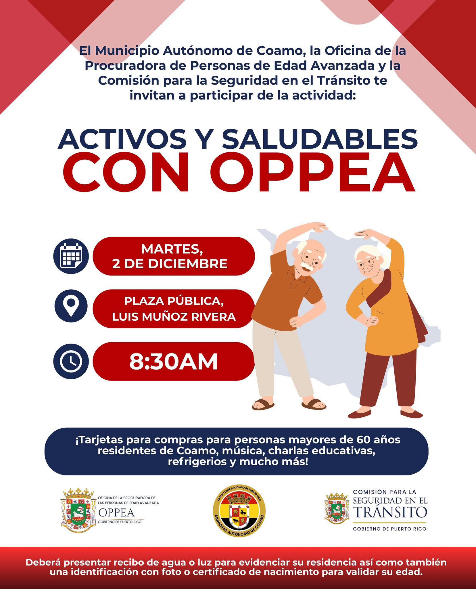 Municipio - INVITACIÓN || Actividad “Activos y Saludables con OPPEA ...