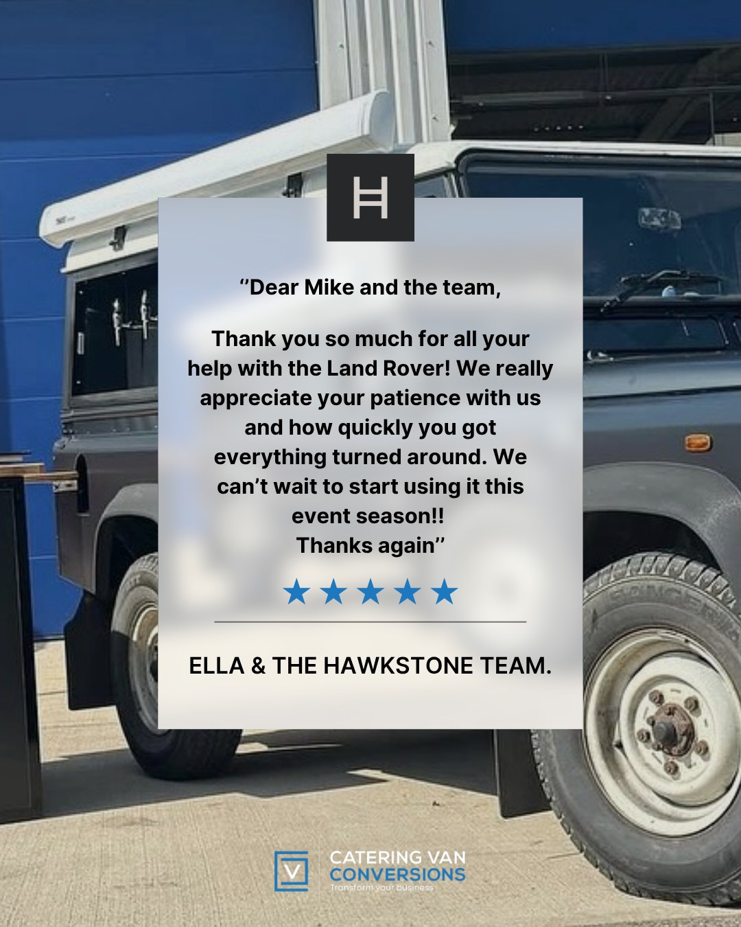 Catering Van Conversions | Peterborough