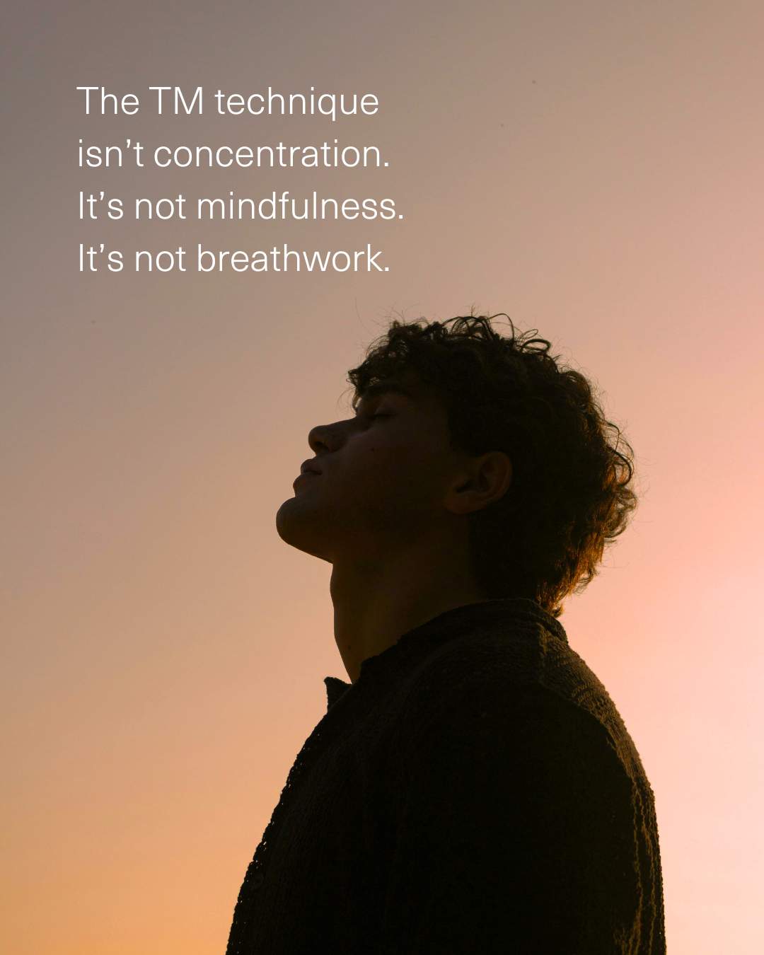 The TM technique is different... - Transcendental Meditation | Facebook