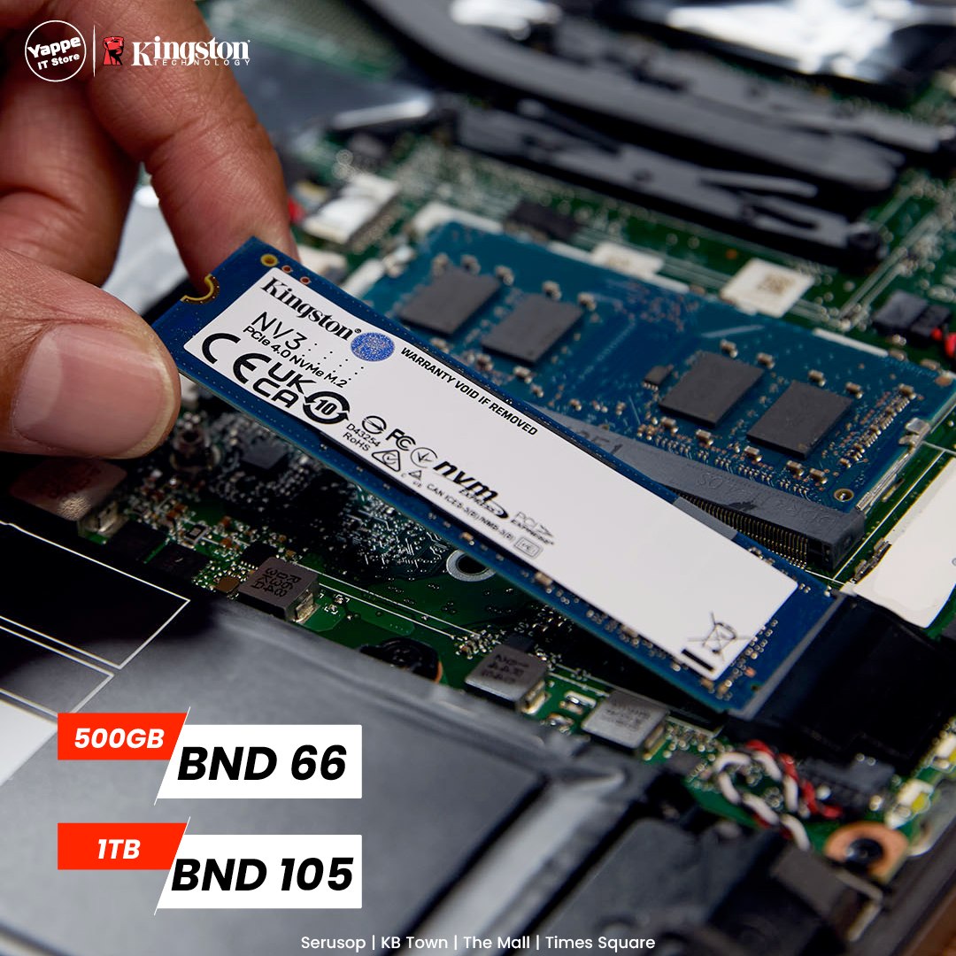 Yappe - Kingston NV3 NVMe PCIe Gen 4.0 SSD, High Capacity Performance ...