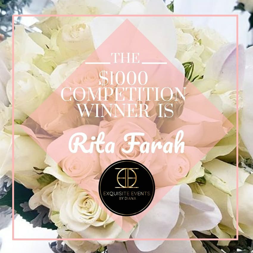 CONGRATULATIONS TO RITA FARAH! She... - Exquisite Events