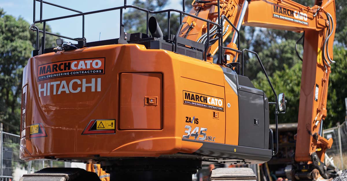 🚀 Meet the ZX375USLC-7, our biggest short‑tail swing excavator