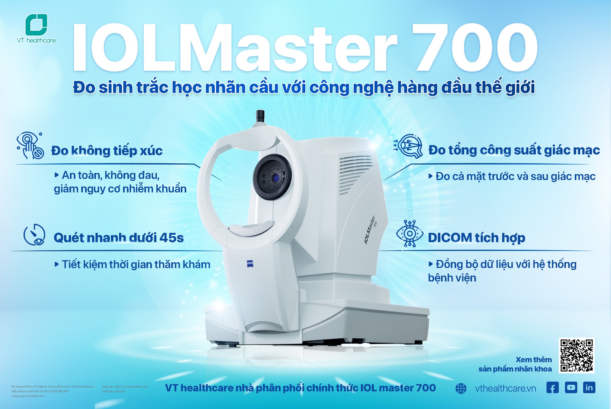 VT - IOLMaster 700 – Công cụ đo sinh trắc học nhãn cầu bằng quang học ...