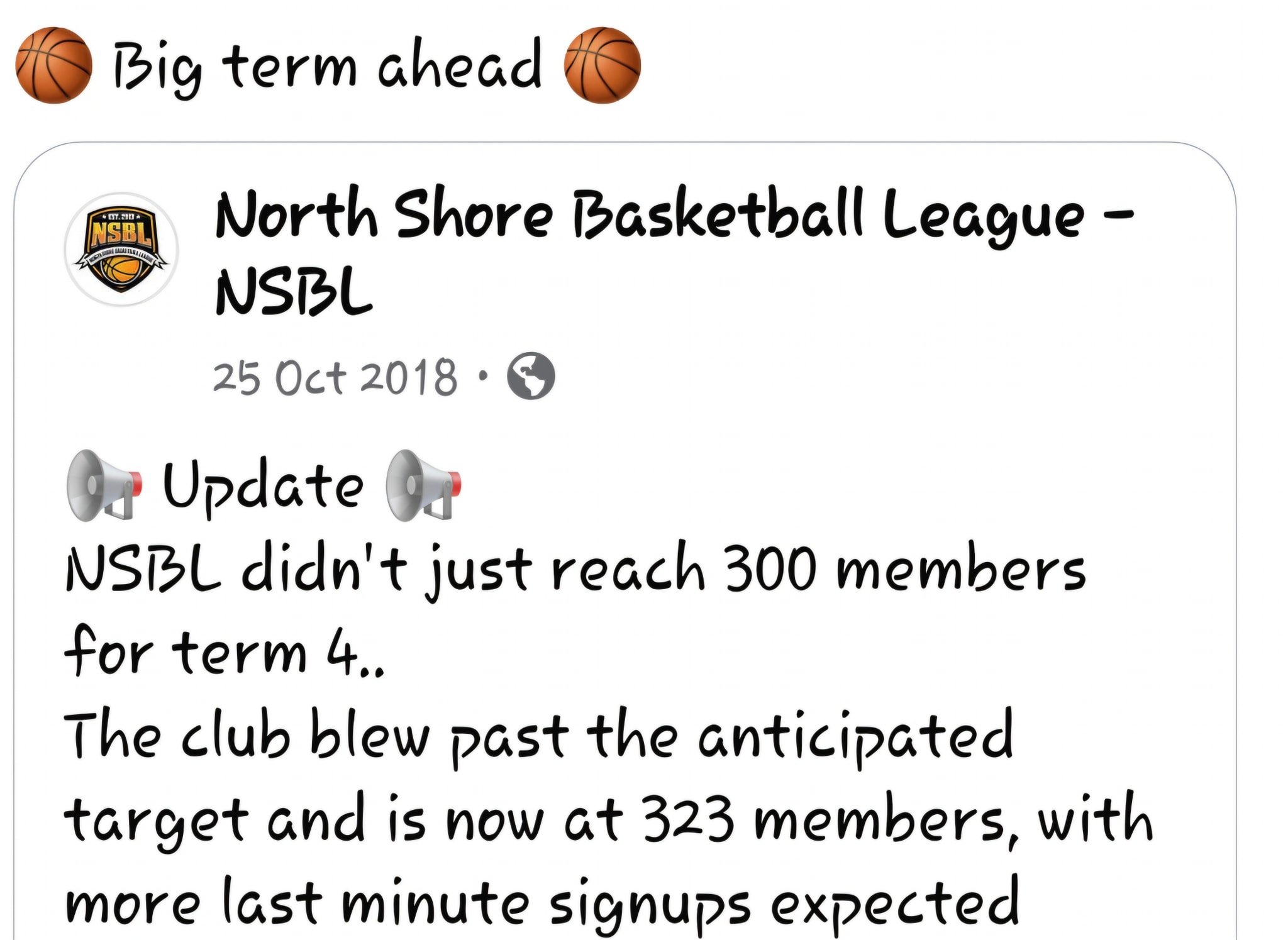 😅 well that's a... - North Shore Basketball League - NSBL | Facebook