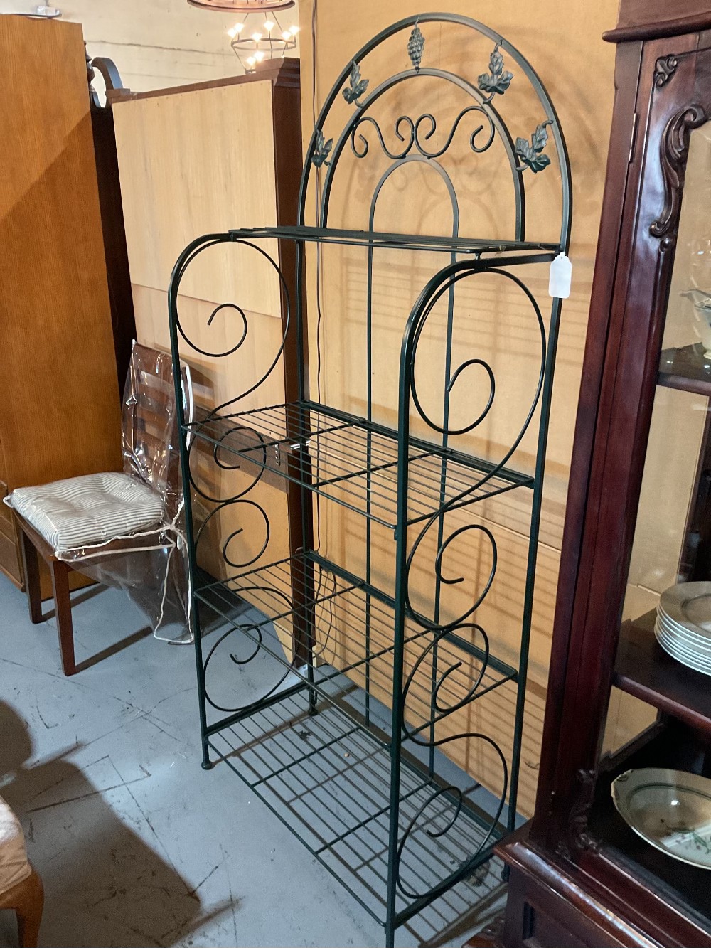 This - Green foldable bakers rack $75.99 https://thisnthat.ricoconsign ...