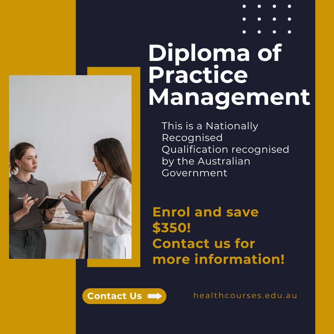 Health - The Diploma of Practice Management is a Nationally recognised ...