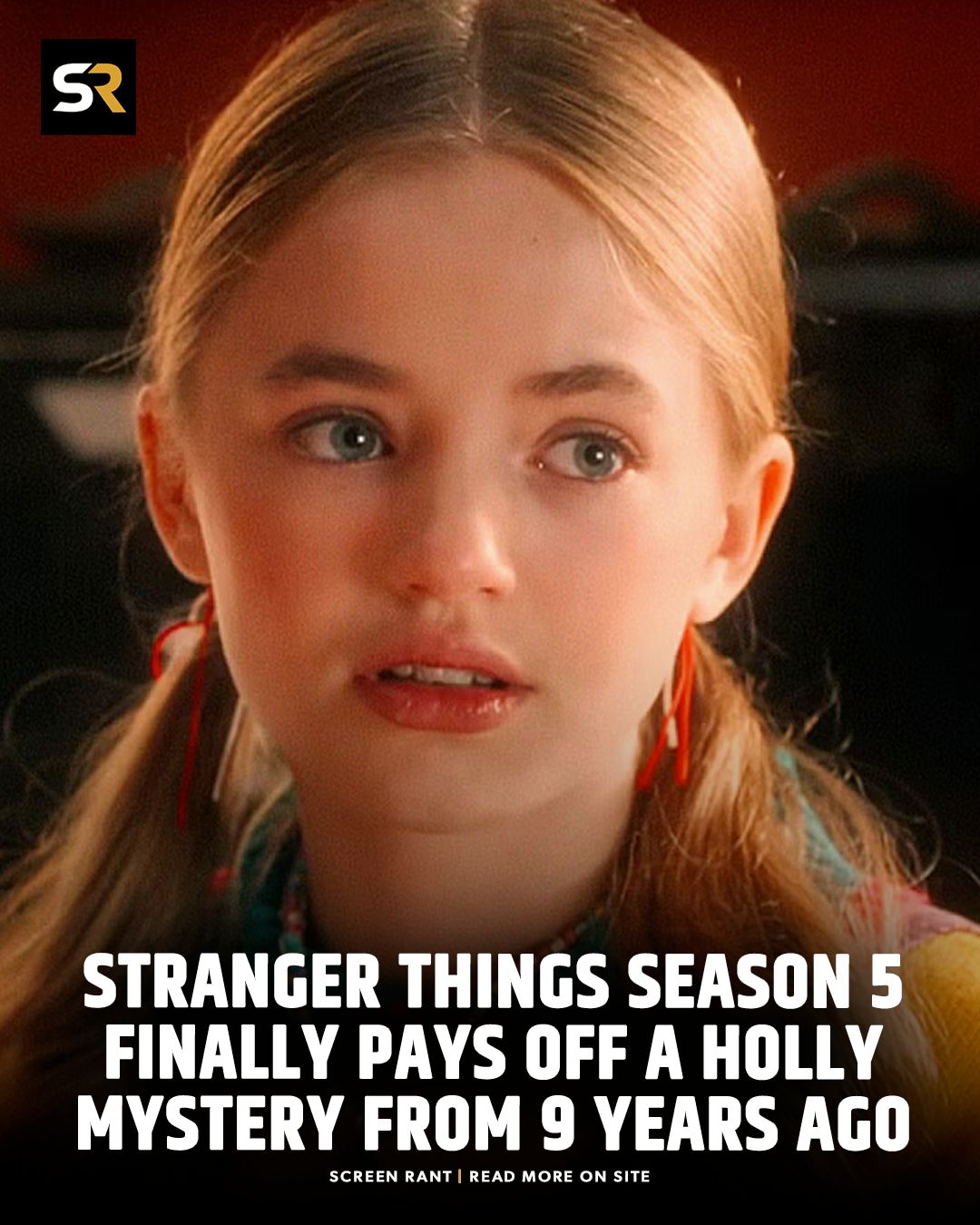 Holly's necklace in Stranger Things