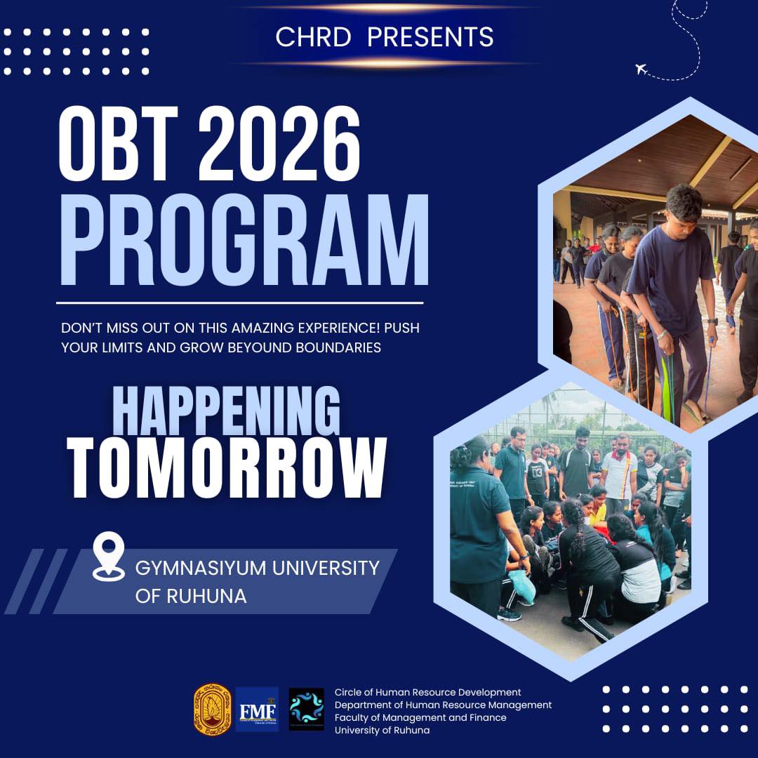 🌟 Happening Tomorrow – OBT Program 2026! 🌟 All 2000 Level HR ...