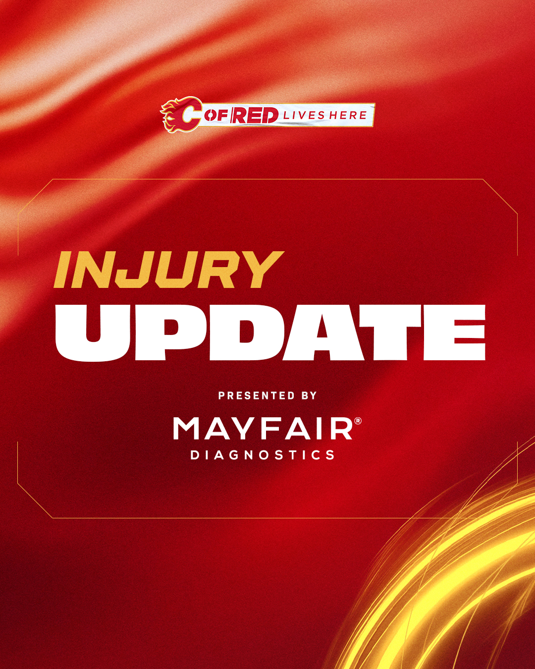 Calgary Flames - Mayfair Diagnostics Injury Update: Sam... | Facebook