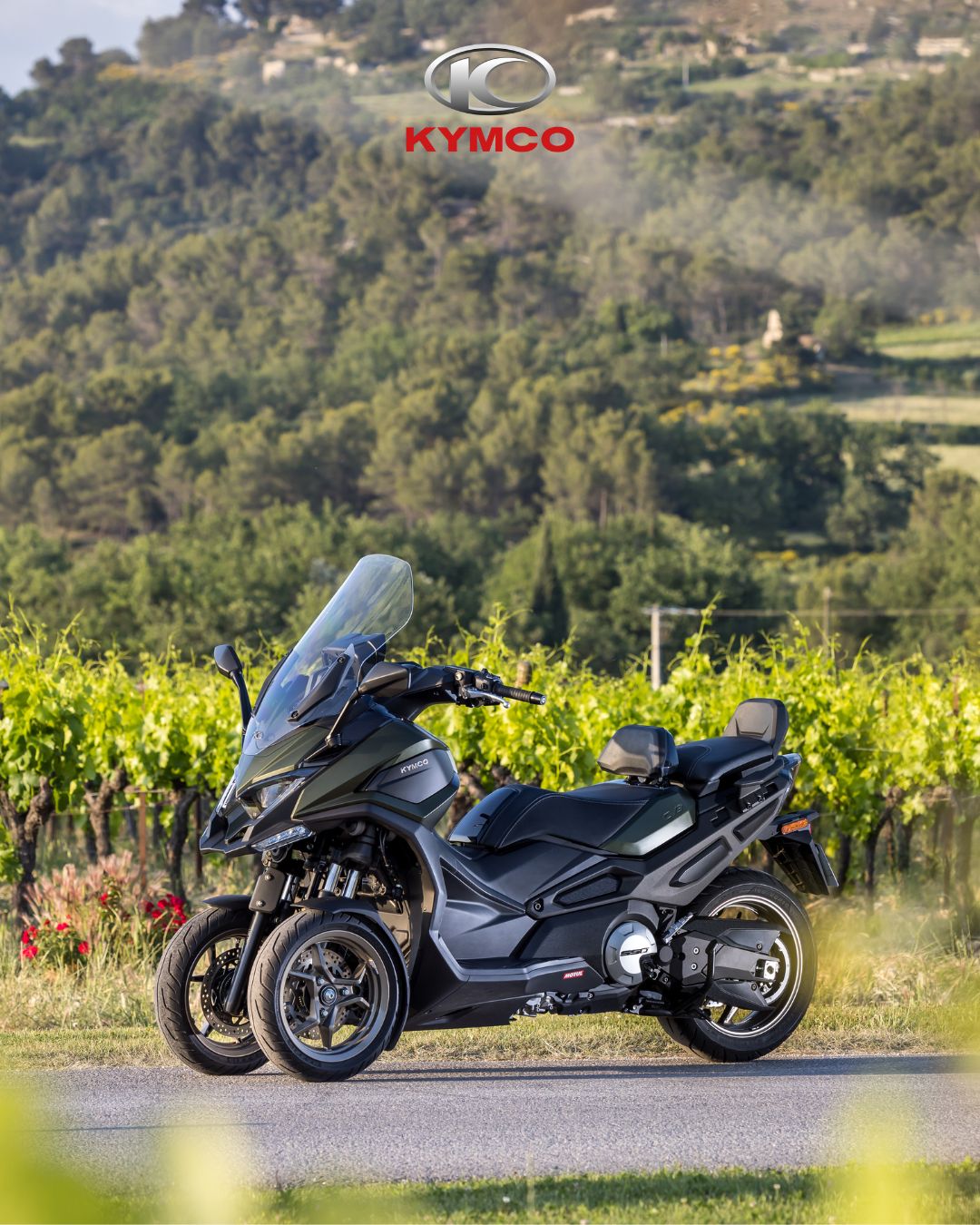 Housse De Protection Pour Scooter Kymco CV3 - Imperméable, Molletonnée 250g, Taille 296x105x127cm