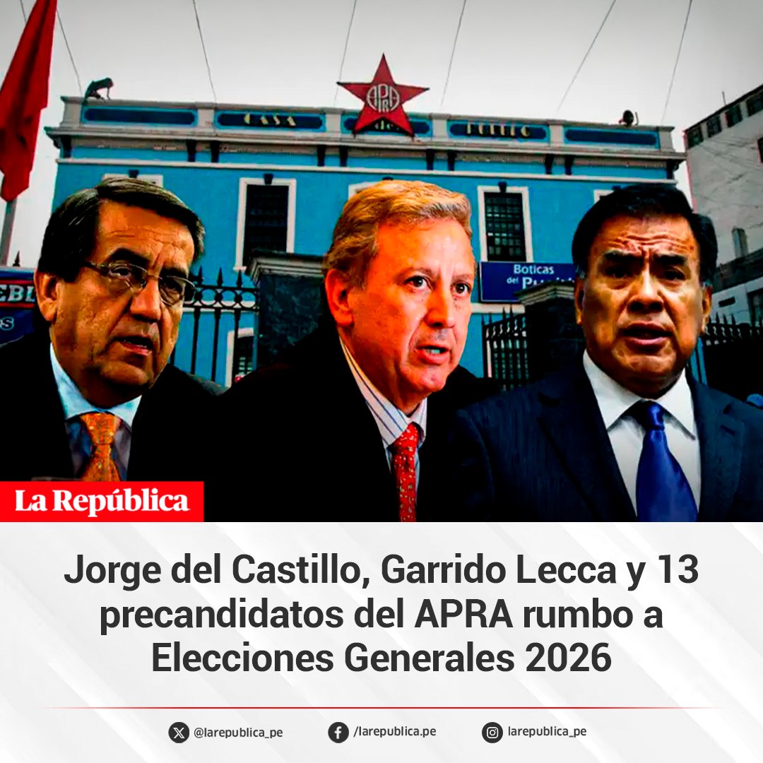 🗳️ 🤝 El Partido Aprista Peruano (APRA)... - La República Sur | Facebook