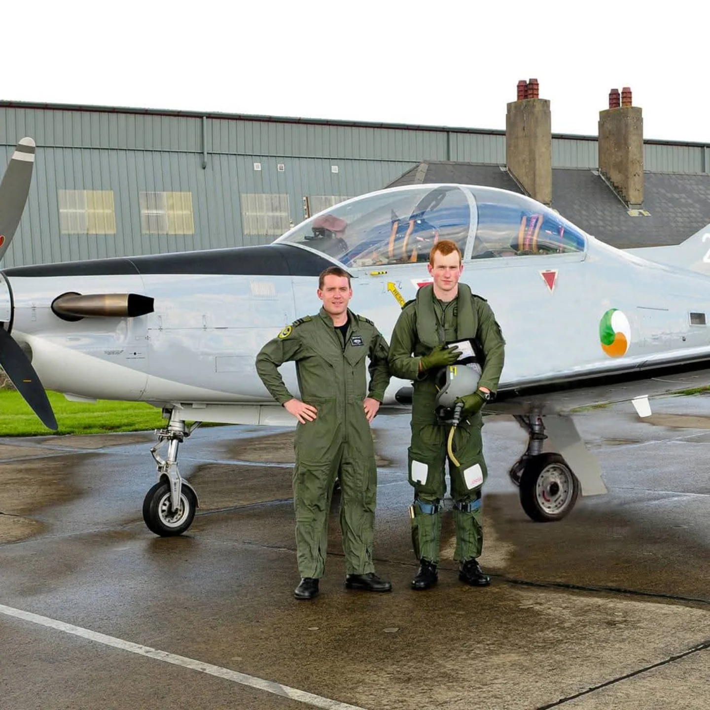 Irish Air Corps - This day four years ago snow started falling around ...