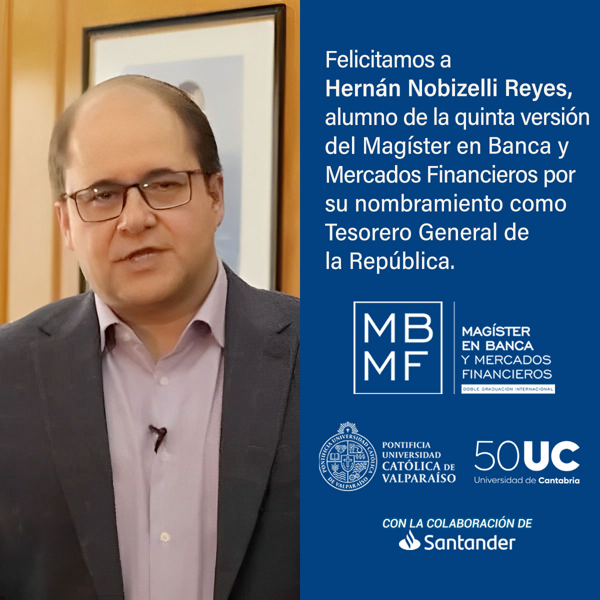 Magister - [RECONOCIMIENTO 📌] Felicitamos a Hernán Nobizelli Reyes ...