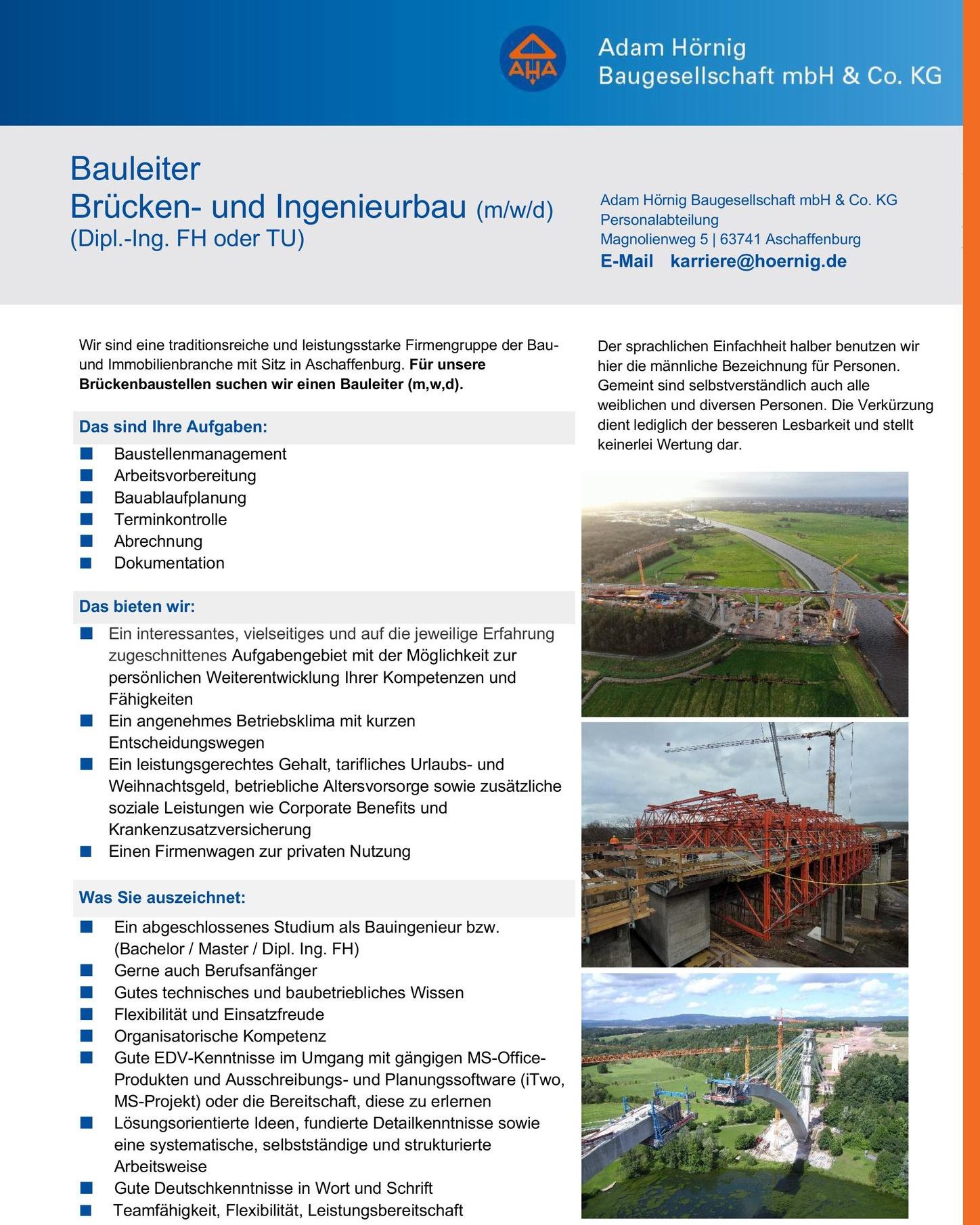 Adam Hörnig Baugesellschaft mbH & Co. KG - Das duale Studium im Bereich ...